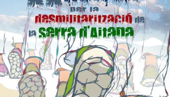 La XX Marxa per la Desmilitarització de la Serra d’Aitana es celebrarà el diumenge 26 de maig
