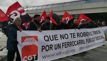 Huelga en el tercer aniversario de IRYO: La plantilla protesta por salarios congelados y un año de negociación estancada