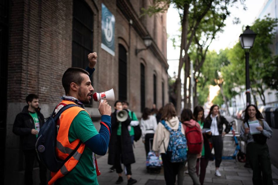 CGT, STEM y CNT valoran positivamente la cuarta jornada de huelga por la mejora de las condiciones de trabajo en la educación pública madrileña