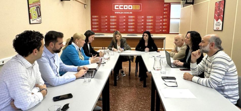 CCOO PV y PSPV comparten preocupación por la contrarreforma normativa del Consell