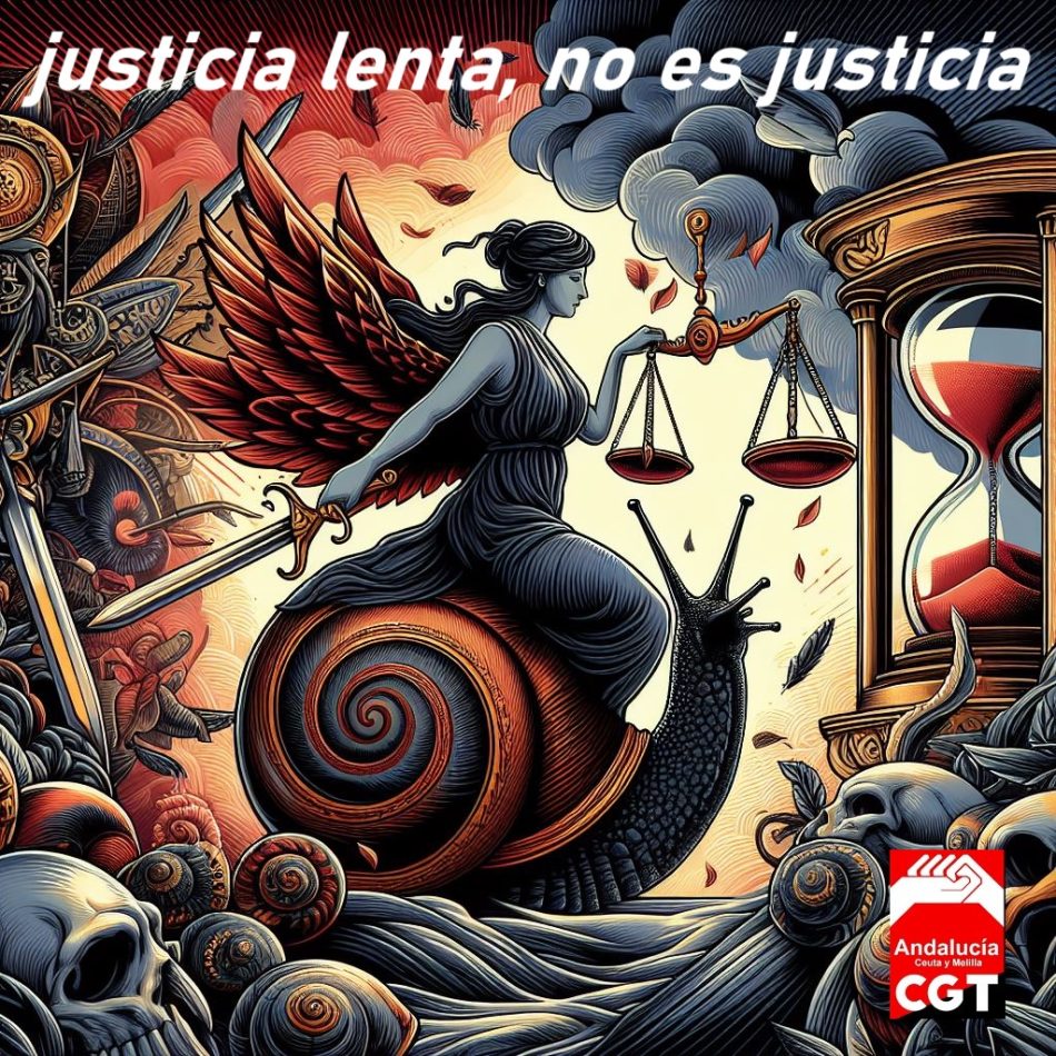 CGT prepara acciones de protesta por la lentitud de los juzgados de lo social en Andalucía