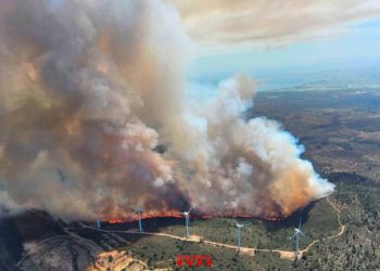Detenido un hombre por presuntamente causar el incendio del Coll de l’Alba en Tortosa (Tarragona)