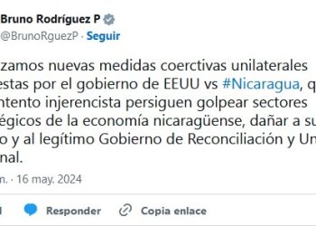 ALBA, Venezuela y Cuba repudian agresiones EEUU contra Nicaragua