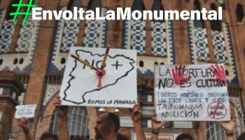PACMA convoca a un acto de protesta en la plaza de toros La Monumental (Barcelona) este jueves