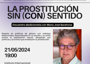 La CIMTM organiza una conferencia sobre prostitución con María José Barahona 