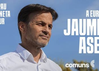‘A Europa, Jaume Asens. Per la pau, pel planeta, pel futur’, el lema dels Comuns a les eleccions europees