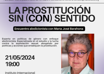 La CIMTM organiza una conferencia sobre prostitución con María José Barahona