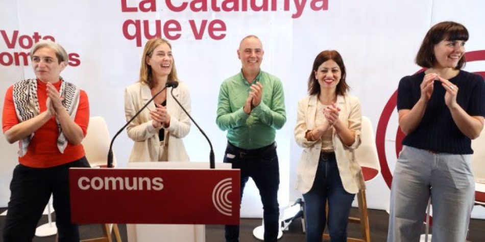 Albiach: “El vot segur d’esquerres és als Comuns, perquè soms els únics que ni volem substituir la vella Convergència ni pactar amb la nova”