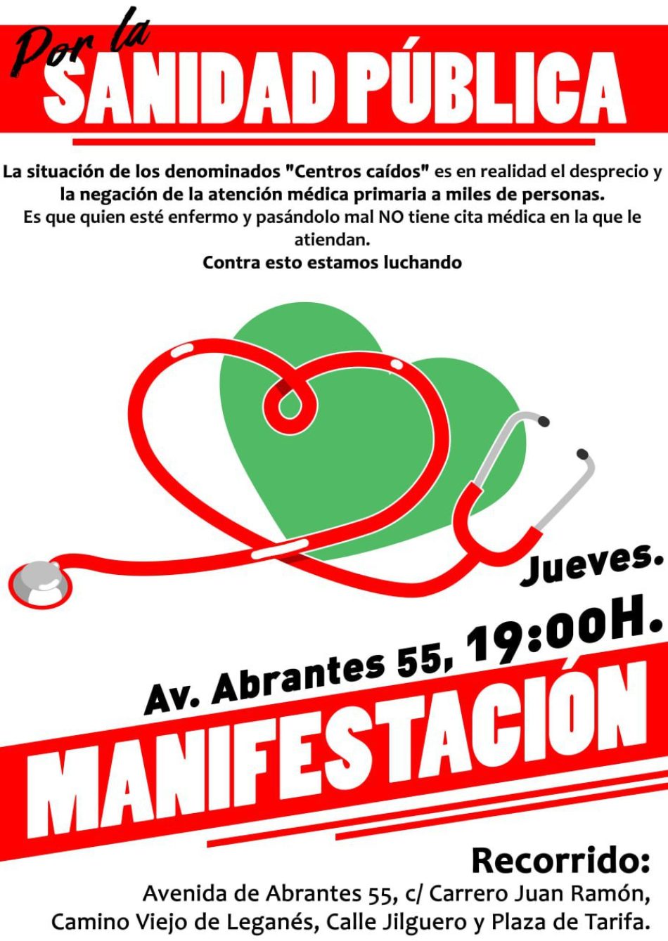 Dos nuevas citas contra los recortes en la sanidad pública madrileña: 20 y 25 de junio