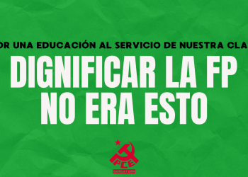 “Dignificar la FP no era esto” denuncia el PCE de El Bierzo sobre la nueva ley