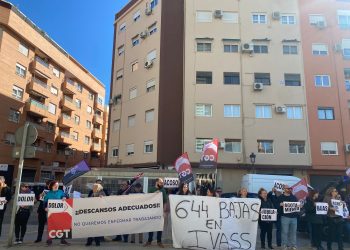 Las trabajadoras del IVASS se manifiestan por el aumento de bajas por enfermedad mental