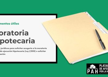 Documentos útiles para acogerte a la moratoria hipotecaria