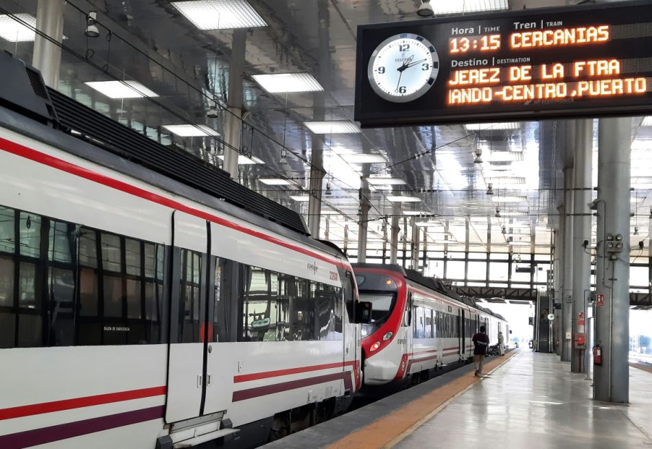 Denuncian la supresión de trenes de Cercanías en Cádiz por parte de RENFE