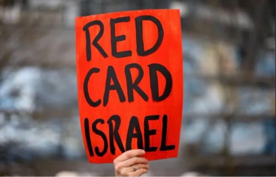 #RedCardIsrael: Aumentan pedidos de excluir a Israel del fútbol mundial