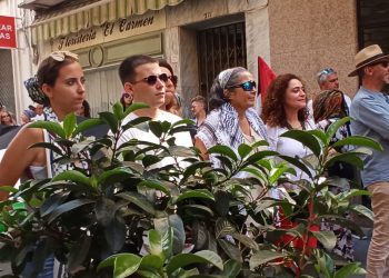 IU destaca la “labor de asociaciones y redes de la sociedad civil” y muestra su “gran satisfacción” porque el ‘Overseas Santorini’ con suministro militar para Israel cancele su escala en Algeciras