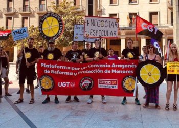 Los trabajadores de Protección y Reforma de Menores en Aragón convocan 4 días de huelga en septiembre y octubre
