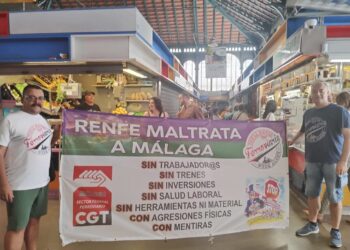 Nueva tanda de huelgas del personal del taller AVE en Málaga