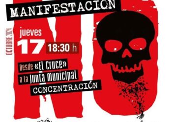 Manifestación vecinal hasta la Junta de Villaverde contra el crematorio de la M40