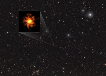 Descubierta la galaxia con disco giratorio más lejana