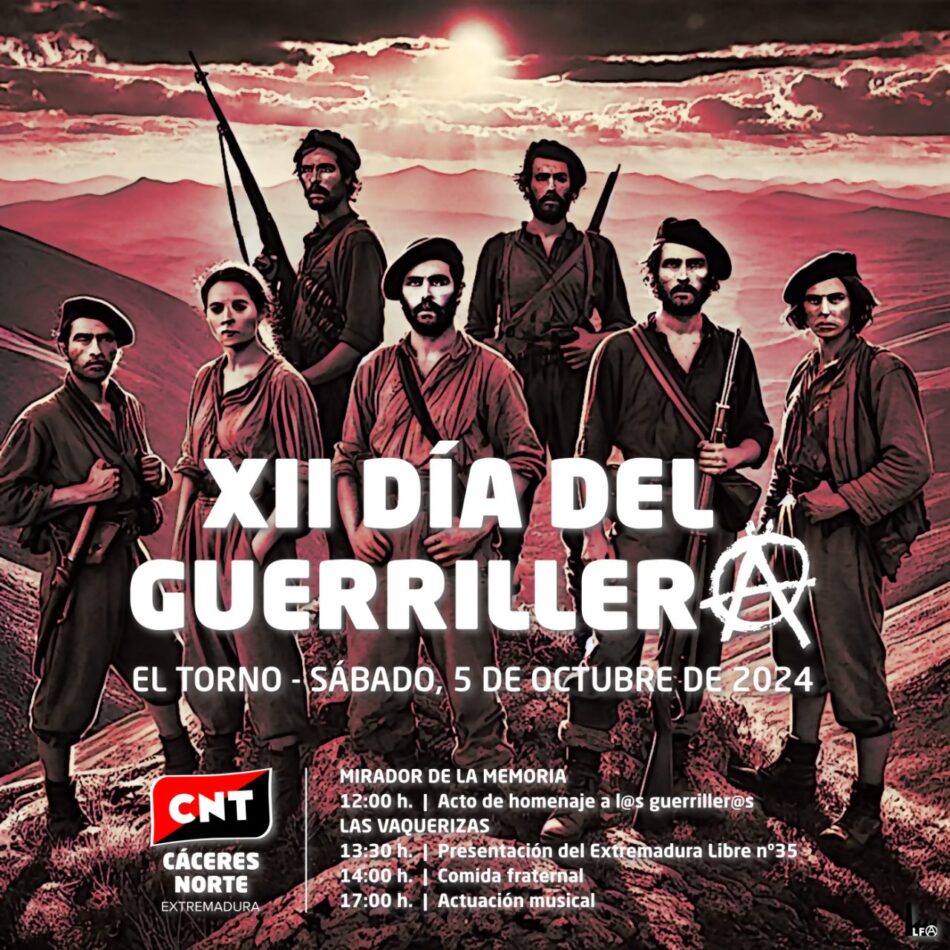 XII Edición del día del Guerrillo/a en el Mirador de la Memoria, El Torno (Cáceres)