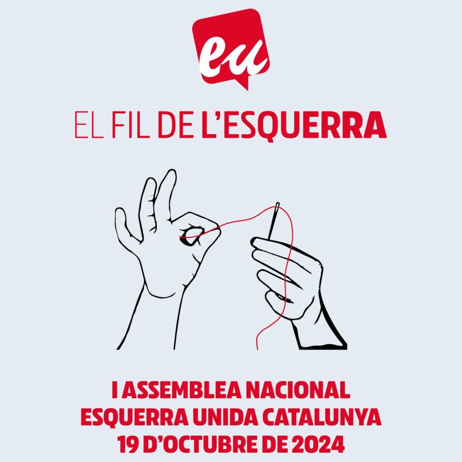 Assemblea Nacional d’Esquerra Unida de Catalunya amb Antonio Maillo, 19 d’octubre