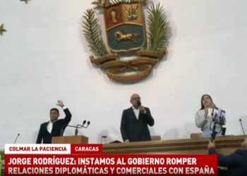 Parlamento venezolano aprueba resolución para romper relaciones diplomáticas con España