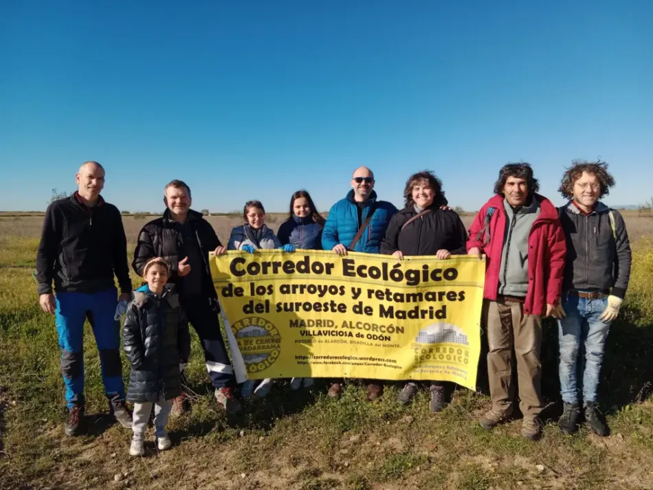 Tres columnas marcharán por el Corredor Ecológico del Suroeste en defensa del territorio frente a los grandes desarrollos urbanísticos