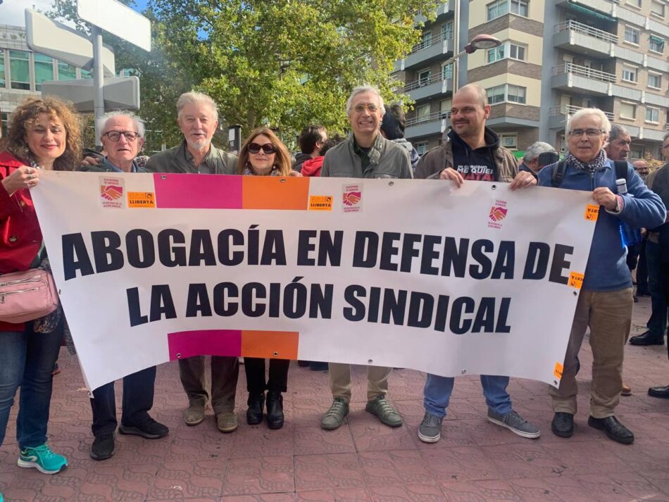 Presentación de la ‘Plataforma de Abogacía en Defensa de la Acción Sindical’, el próximo 14 de noviembre