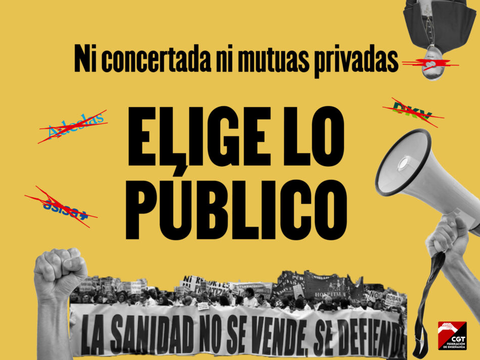 CGT ante el debate de MUFACE: «Por el fin del negocio de las aseguradoras privadas y su concertación»