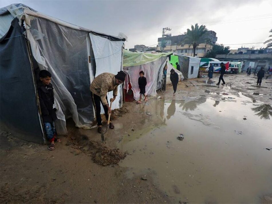 El invierno agrava la crisis humanitaria en Gaza