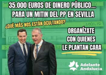 Adelante Andalucía en Sevilla comienza una campaña para denunciar los sobresueldos del PP