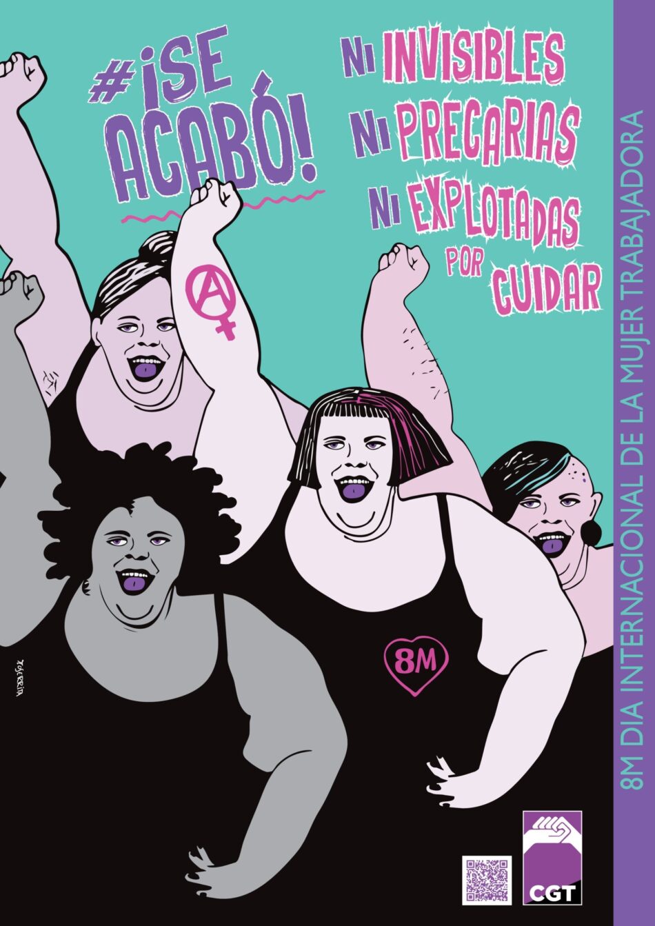 CGT Catalunya convoca Huelga General Feminista el próximo 8M de 2025