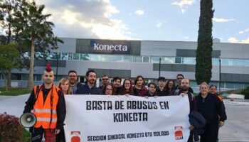 Nueva jornada de huelga en Konecta Málaga, hoy, 27 de marzo