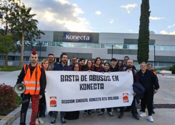 Nueva jornada de huelga en Konecta Málaga, hoy, 27 de marzo
