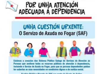 Pensionistas da CIG convocan mobilizacións por unha atención adecuada á dependencia