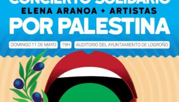 Concierto por Palestina en el Auditorio Municipal de Logroño, el 11 de mayo 