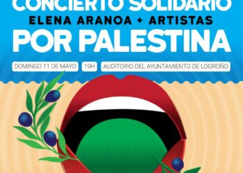 Concierto por Palestina en el Auditorio Municipal de Logroño, el 11 de mayo 
