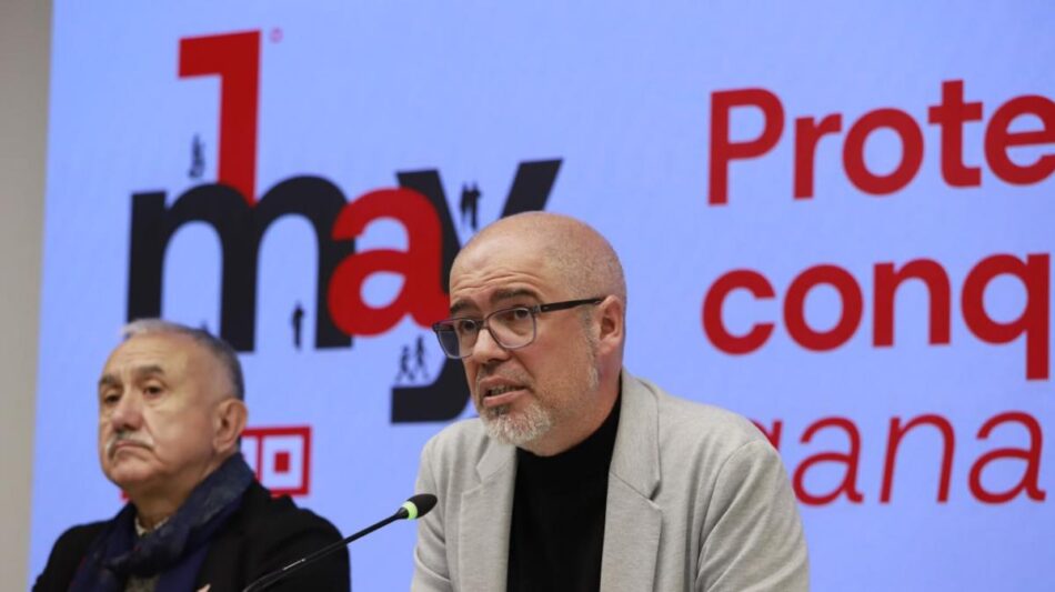 Unai Sordo llama a la movilización este 1º de Mayo ante los retos laborales, sociales y geopolíticos