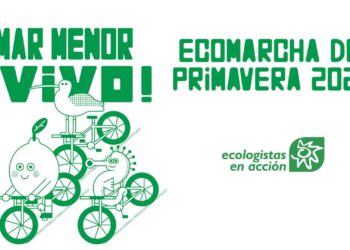 Comienza la Ecomarcha Primavera 2025, la vuelta en bicicleta a la Región de Murcia por un “¡Mar Menor Vivo!”