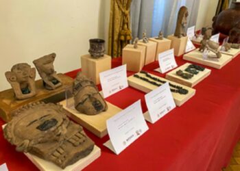 Destacan recuperación de dos mil piezas del patrimonio de México