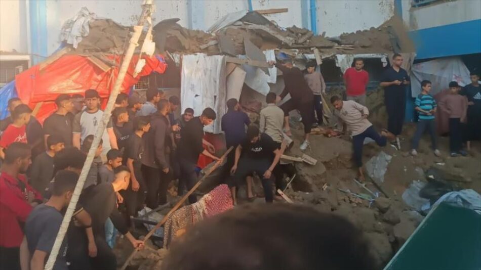 Nueva masacre: Israel mata a 30 civiles en ataque a escuela en Gaza
