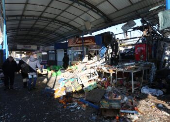 Siete muertos por un ataque ucraniano a un mercado civil en Jersón