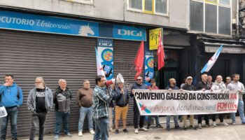 A FCM-CIG continúa coa campaña de mobilizacións en demanda dun convenio galego da construción