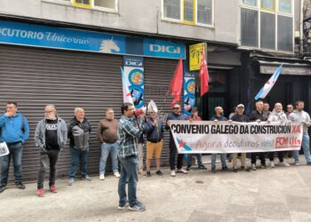 A FCM-CIG continúa coa campaña de mobilizacións en demanda dun convenio galego da construción