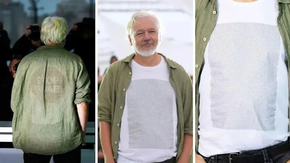 Julian Assange exige en Cannes justicia para niños mártires de Gaza