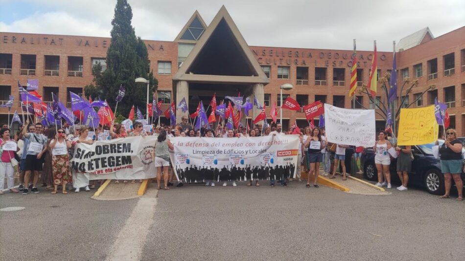 Impagos a las trabajadoras del servicio de limpieza en la Inspección de Trabajo y en el catastro de Valencia