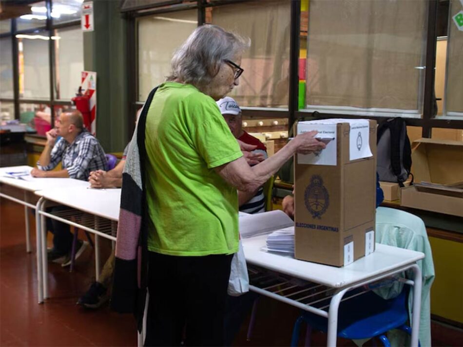 Comienzan en Buenos Aires las elecciones legislativas regionales