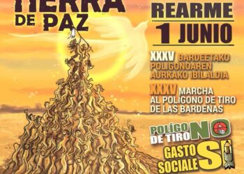 IU registra una proposición para que Defensa “asuma la demanda para desmantelar ya el polígono de tiro de las Bardenas”