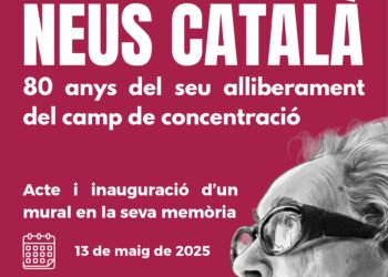 Badalona en Comú organitza un acte en memòria de Neus Català en el context del vuitantè aniversari de l’alliberament dels camps de concentració nazi