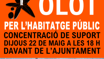 L’Ajuntament d’Olot demana que La Caixa traspassi a l’Incasòl els pisos protegits que té al municipi i que aturi les expulsions de llogaters